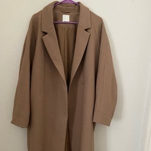 H&M long trench coat in perfect condition